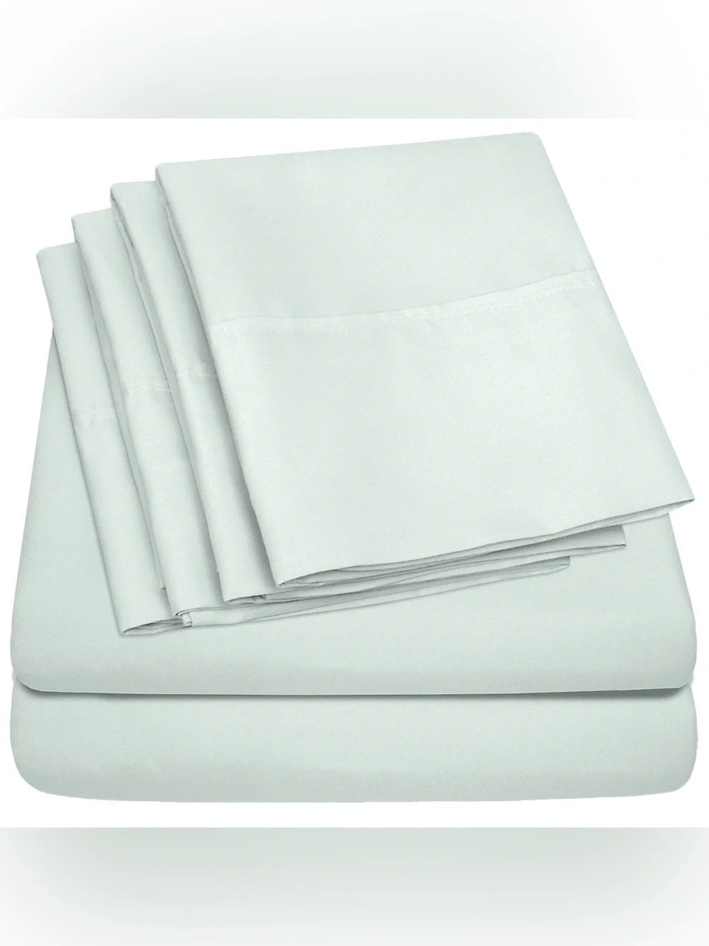 Sweet Home Collection RV Short Queen Microfiber Sheet Set Deep Pocket Green